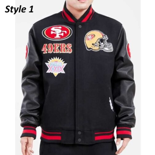 Mashup San Francisco 49ers Varsity Jacket