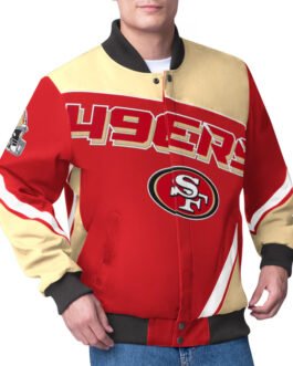 San Francisco 49ers Maximum Racing Scarlet Jacket