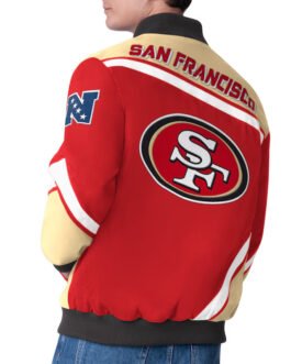 San Francisco 49ers Maximum Racing Scarlet Jacket