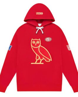 San Francisco 49ers OVO Scarlet Hoodie