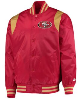 Scarlet/Gold San Francisco 49ers Prime Time Jacket