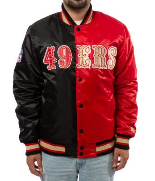 San Francisco 49ers Red and Black Jacket