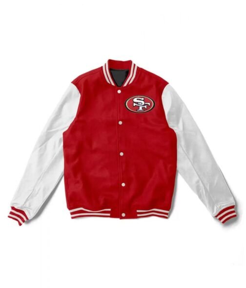 San Francisco 49ers Varsity Red/White Jacket