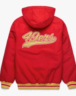 San Francisco 49ers Red Hooded Jacket