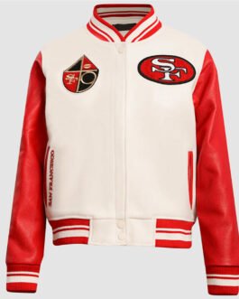 San Francisco 49ers Retro Classic Rib Varsity Jacket