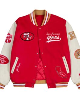 San Francisco 49ers Go Niners Letterman Jacket