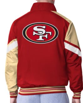 San Francisco 49ers Strong Arm Scarlet Full-Zip Jacket
