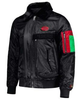 San Francisco 49ers Ty Mopkins Black Jacket