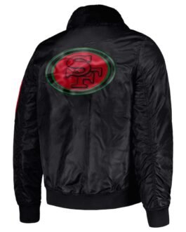 San Francisco 49ers Ty Mopkins Black Jacket