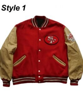 49ers SF Super Bowl Letterman Jacket