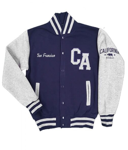 Varsity CA San Francisco Fleece Jacket - Image 3