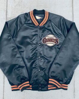 1990’s San Francisco Giants Spellout Navy Satin Jacket