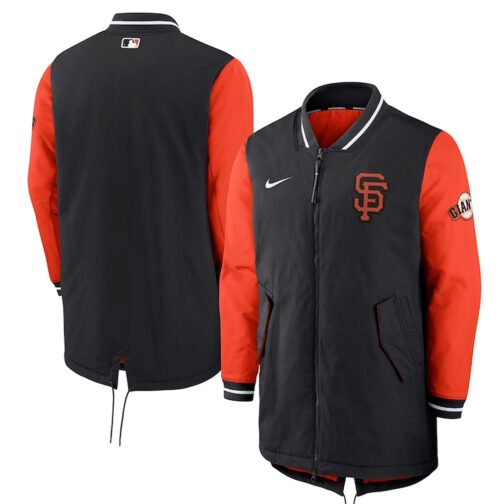 Dugout Performance San Francisco Giants Orange/Black Jacket - Image 3