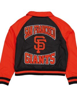 San Francisco Giants Black and Red Throwback Jacket