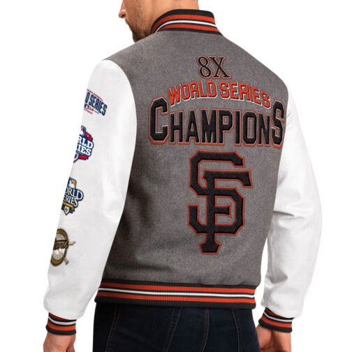 San Francisco Giants Challenger Varsity Jacket - Image 2