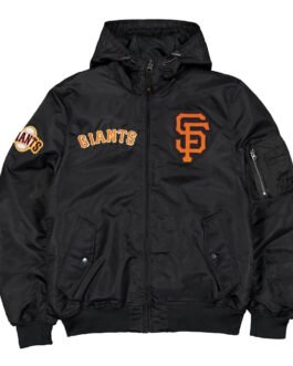 San Francisco Giants Historic L-2B Hooded Bomber Jacket