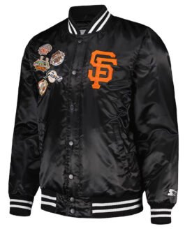 San Francisco Giants Black Patch Jacket