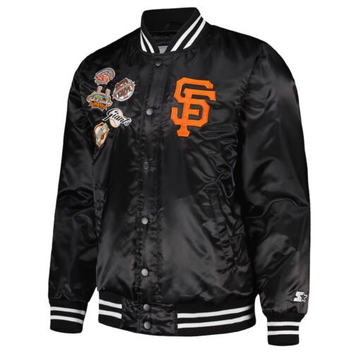 San Francisco Giants Black Patch Jacket