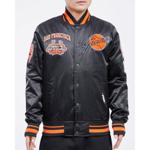 San Francisco Giants Retro Classic Rib Jacket - Image 2