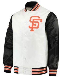 San Francisco Giants The Legend White and Black Jacket