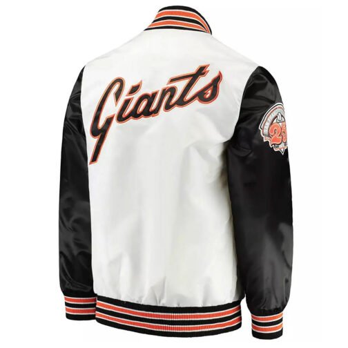 San Francisco Giants The Legend White and Black Jacket - Image 2