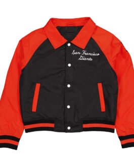 San Francisco Giants Black and Red Throwback Jacket