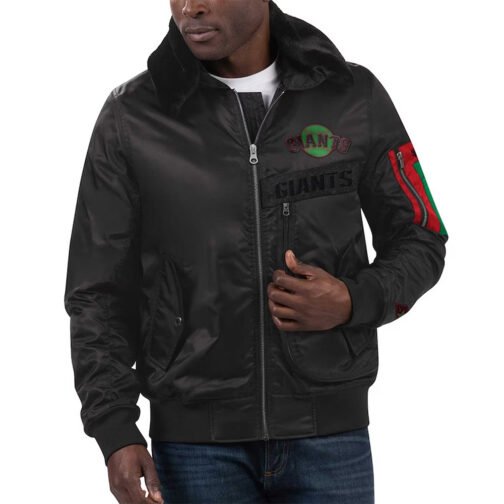 Washington Commanders Ty Mopkins Black Jacket - Image 3