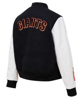 San Francisco Giants Varsity Black and White Jacket