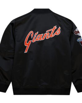 San Francisco Giants Vintage Logo Lightweight Satin Jacket