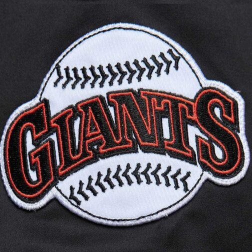 San Francisco Giants Vintage Logo Lightweight Satin Jacket - Image 4