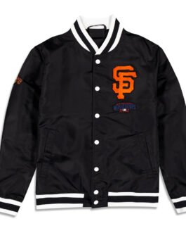 World Series San Francisco Giants Logo Select Black Jacket