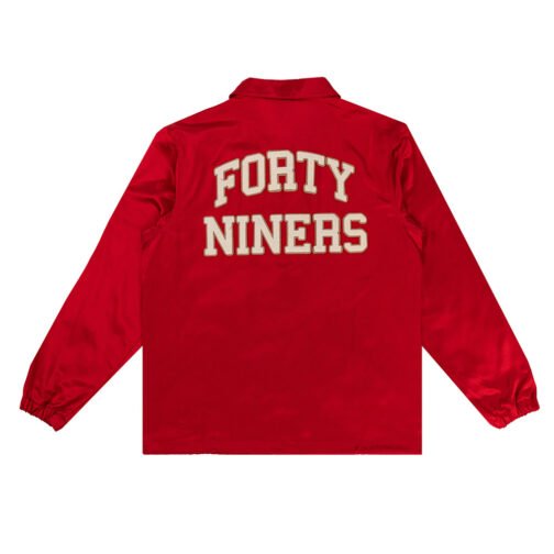 San Francisco Red Satin Windbreaker - Image 2