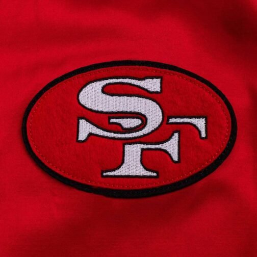 San Francisco Red Satin Windbreaker - Image 4