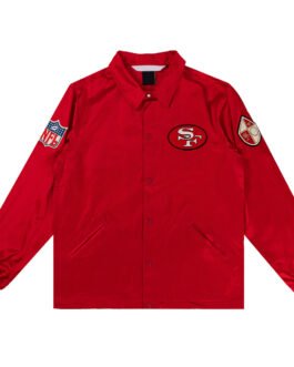 San Francisco Red Satin Windbreaker
