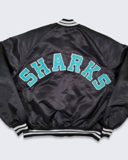 90’s San Jose Sharks Black Jacket