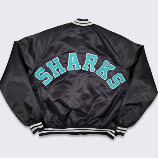 90’s San Jose Sharks Black Jacket