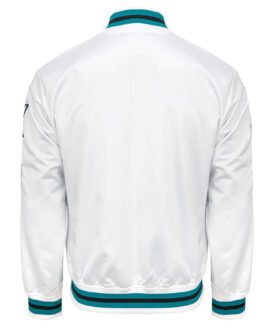 San Jose Sharks City Collection White Satin Jacket