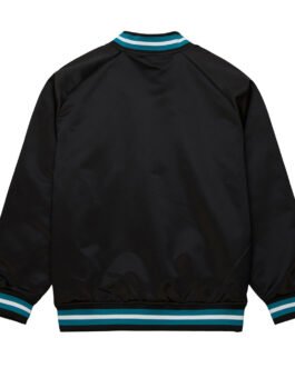 San Jose Sharks Current Logo Black Satin Jacket