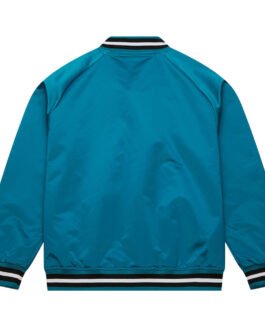 San Jose Sharks Current Logo Teal Blue Satin Jacket