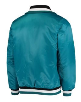 San Jose Sharks The Captain II Varsity Satin Jacket