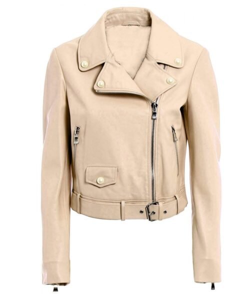 Tankhouse Tara Holt Light Pink Leather Jacket