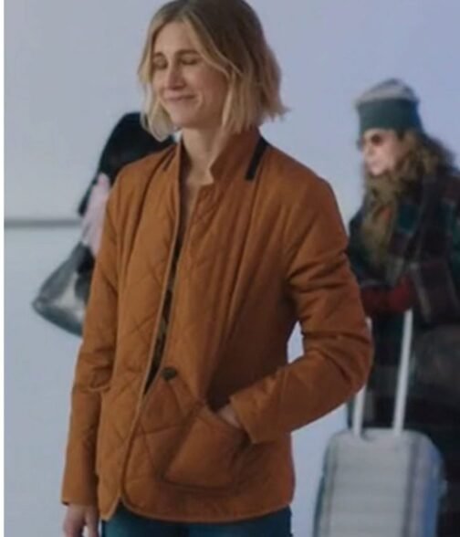 Jen Landon FBI Most Wanted Brown Quilted Jacket - Image 11