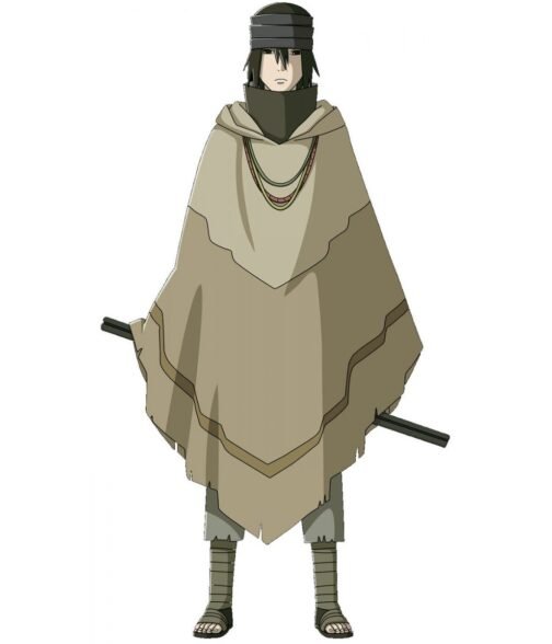 Sasuke Uchiha The Last Naruto Movie Brown Cloak - Image 2