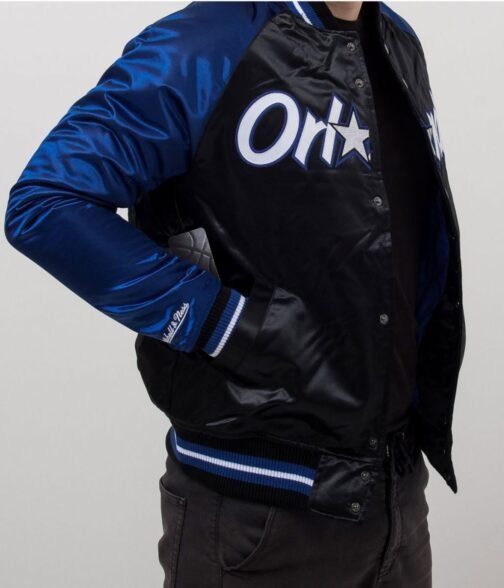 Varsity Orlando Magic Satin Jacket - Image 5