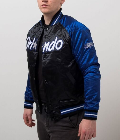 Varsity Orlando Magic Satin Jacket - Image 6