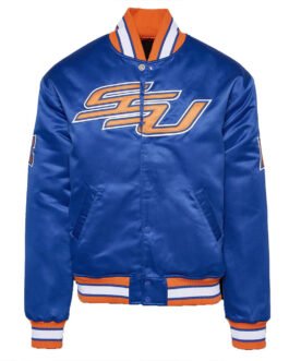 Savannah State University Royal Satin Jacket