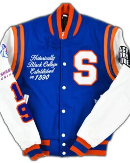 Savannah State University Motto 2.0 Letterman Jacket