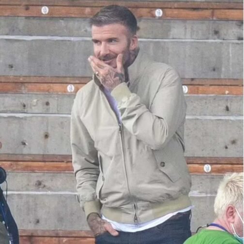 Save Our Squad David Beckham Bomber Jacket - Image 11