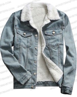The Leftovers Kevin Garvey Denim Shearling Jacket