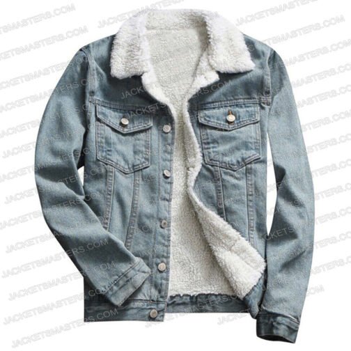 The Leftovers Kevin Garvey Denim Shearling Jacket